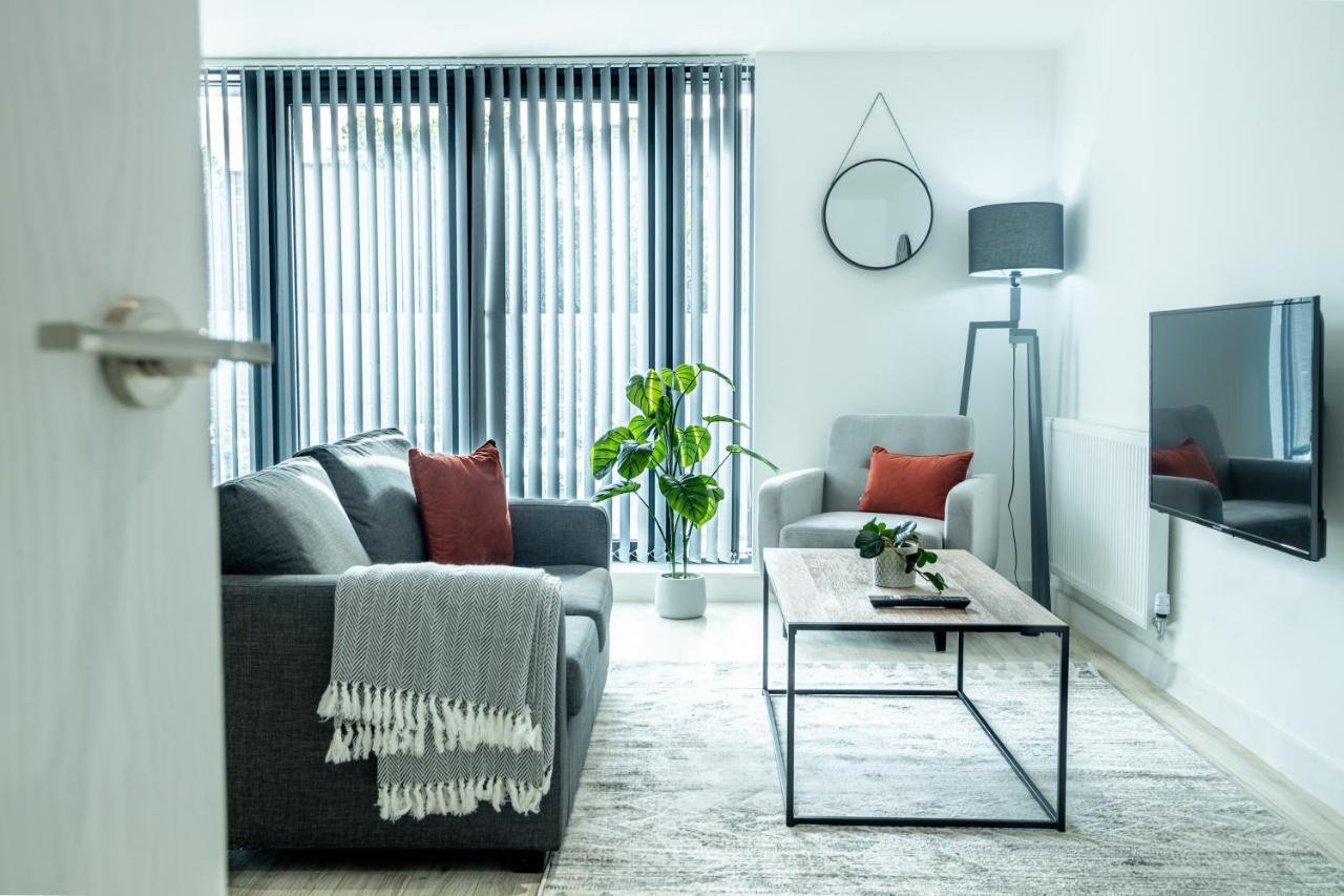 Modern Luxe 1 & 2 Bed Apts Near Granby Plaza By Sojo Stay Leicester Dış mekan fotoğraf