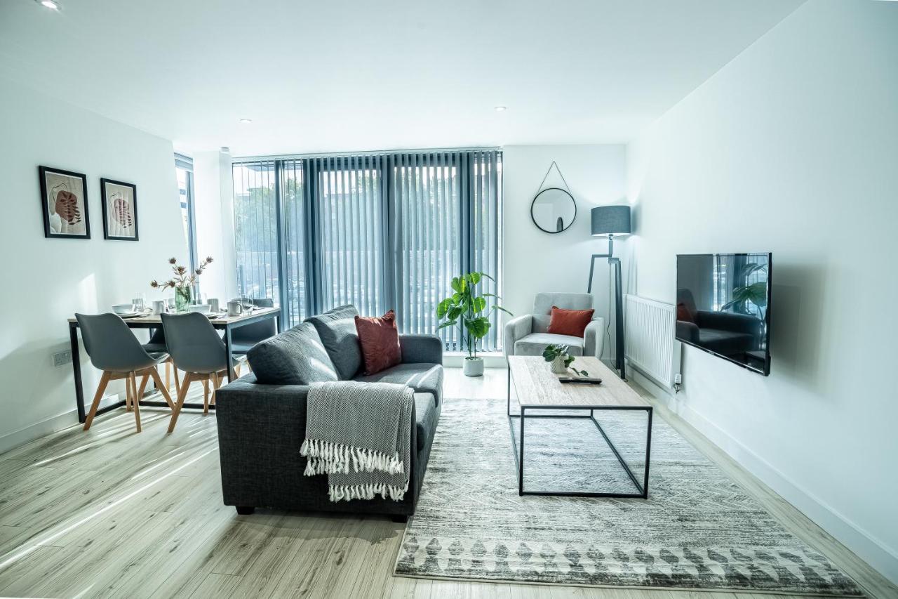 Modern Luxe 1 & 2 Bed Apts Near Granby Plaza By Sojo Stay Leicester Dış mekan fotoğraf