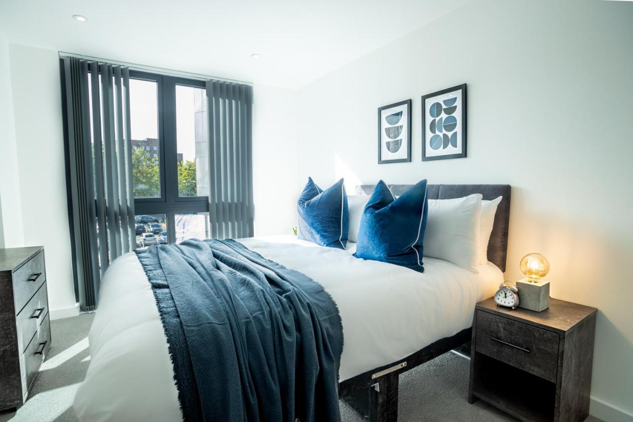 Modern Luxe 1 & 2 Bed Apts Near Granby Plaza By Sojo Stay Leicester Dış mekan fotoğraf