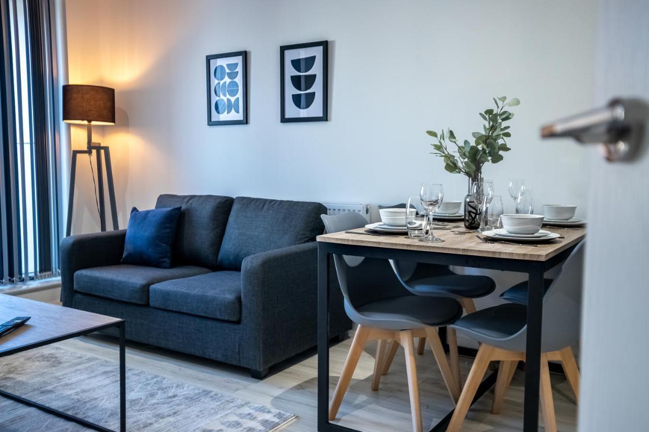 Modern Luxe 1 & 2 Bed Apts Near Granby Plaza By Sojo Stay Leicester Dış mekan fotoğraf