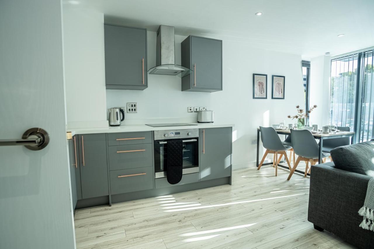 Modern Luxe 1 & 2 Bed Apts Near Granby Plaza By Sojo Stay Leicester Dış mekan fotoğraf