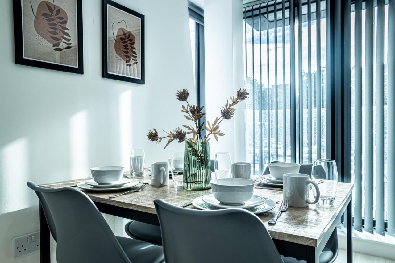 Modern Luxe 1 & 2 Bed Apts Near Granby Plaza By Sojo Stay Leicester Dış mekan fotoğraf
