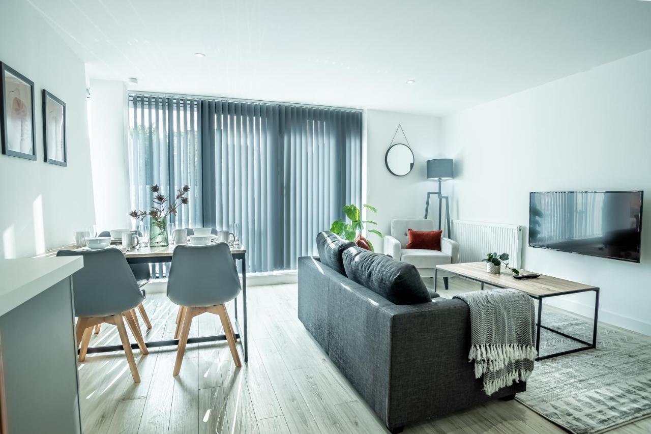 Modern Luxe 1 & 2 Bed Apts Near Granby Plaza By Sojo Stay Leicester Dış mekan fotoğraf