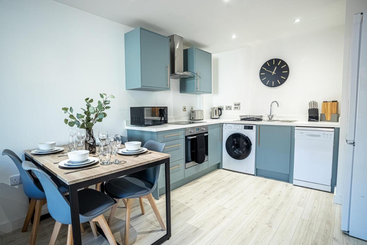Modern Luxe 1 & 2 Bed Apts Near Granby Plaza By Sojo Stay Leicester Dış mekan fotoğraf